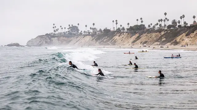 Surfing and Kayaking Along Laguna Beach's Coves
